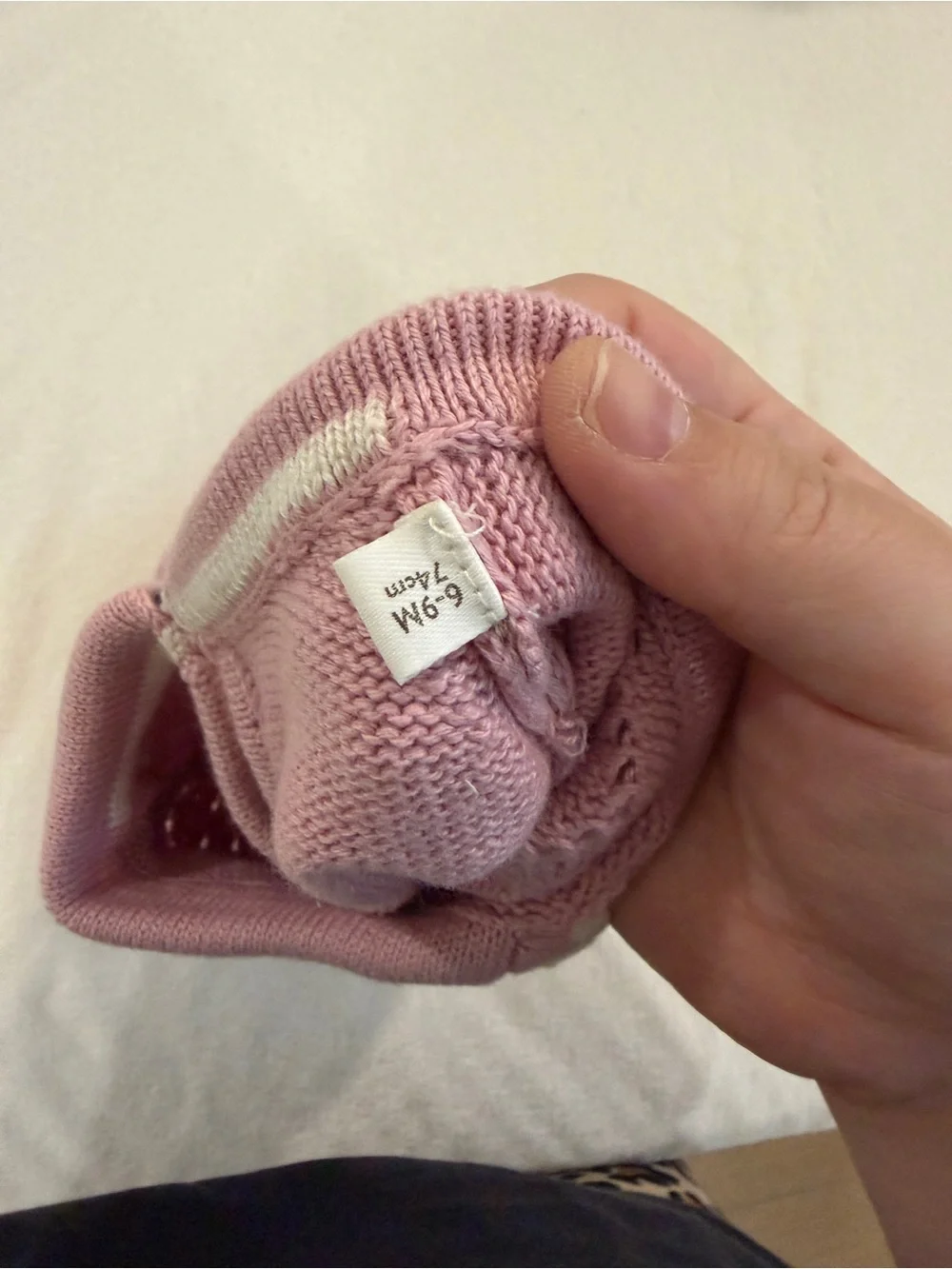 NWOT Boden(label removed) baby girl knitting Dress 6-9M